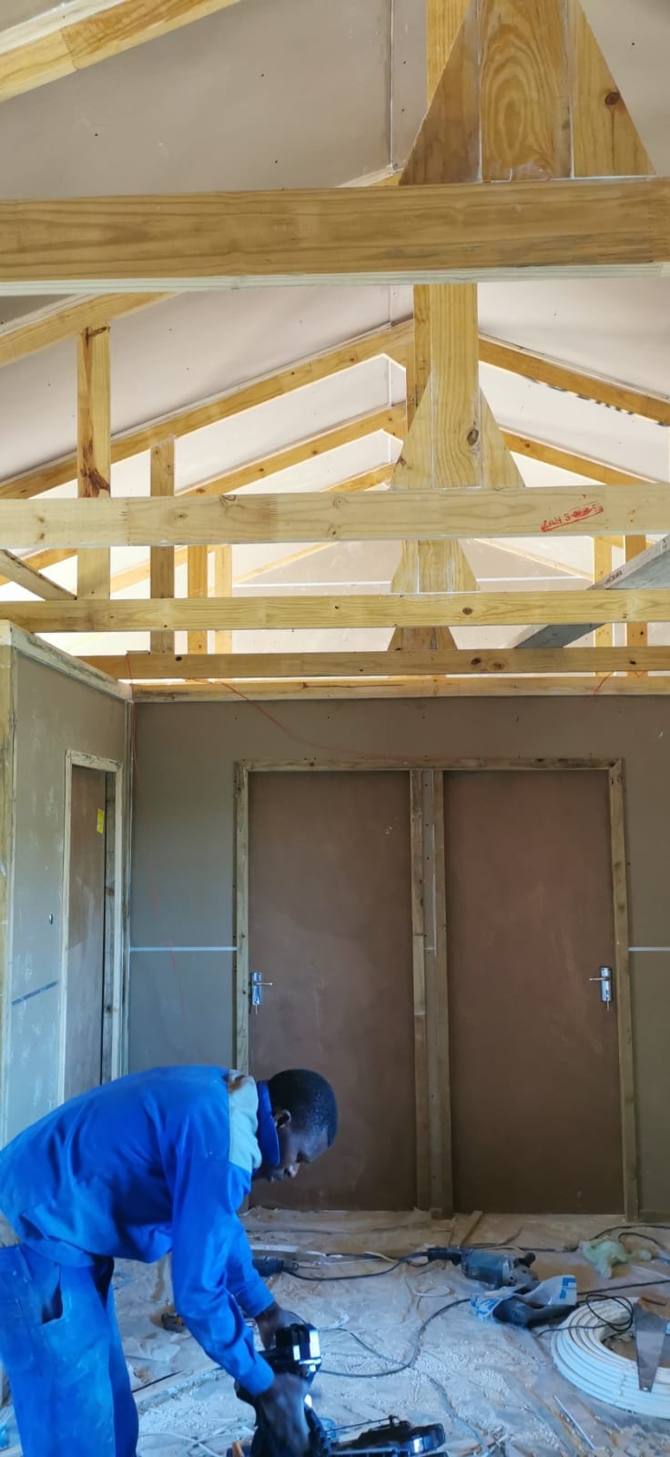 Bloemfontein log home view