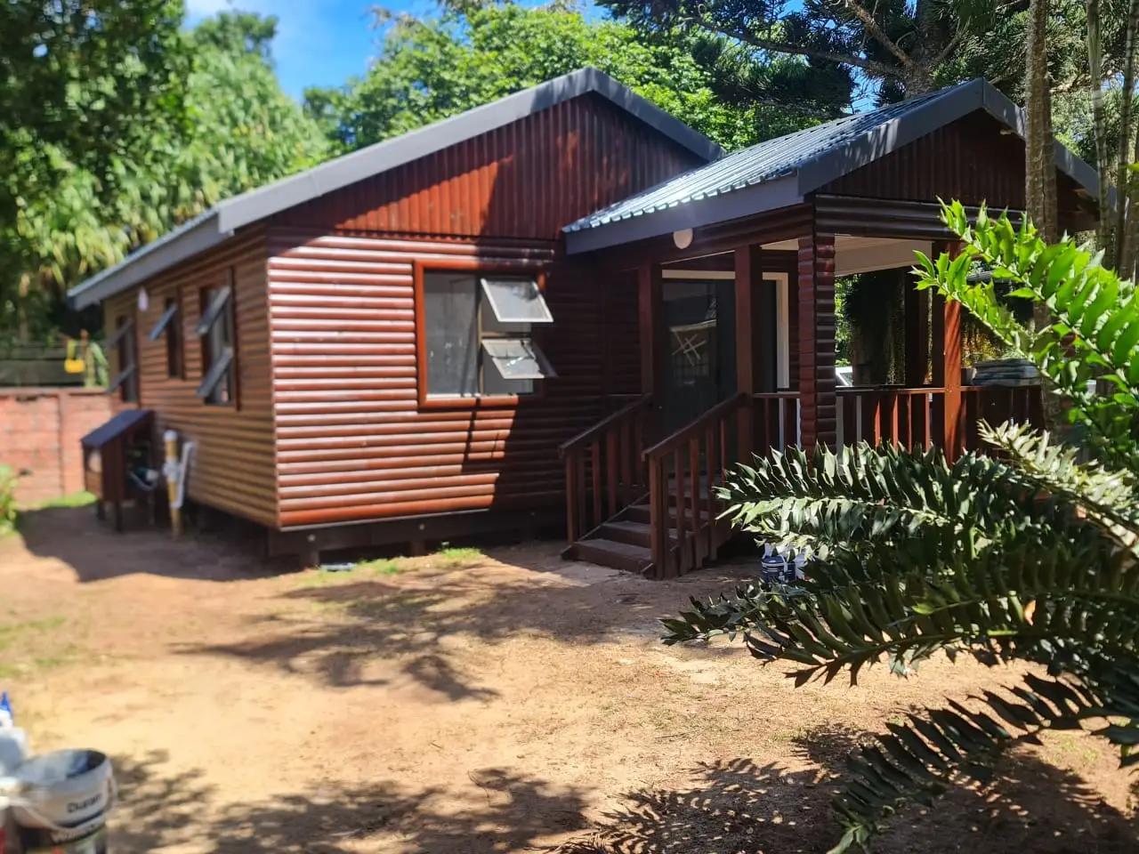 Durban log home completed