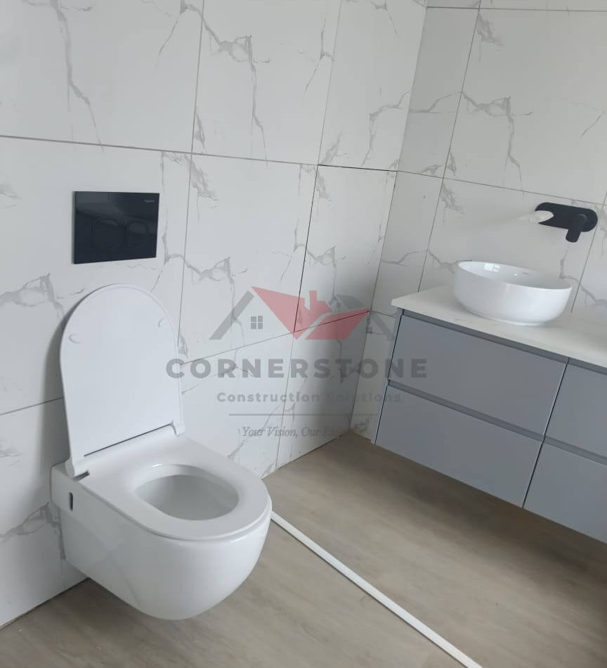 Modern bathroom installation